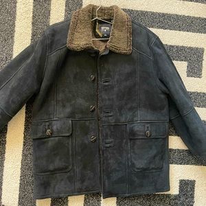Vintage playboy collection shearling jacket.